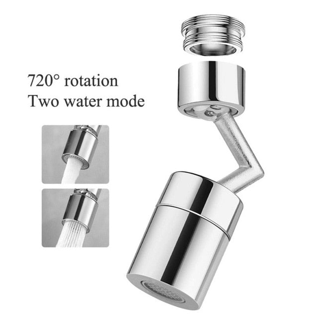 720 Degree Universal Splash Filter Faucet Spray Nozzle - SpaceEleven