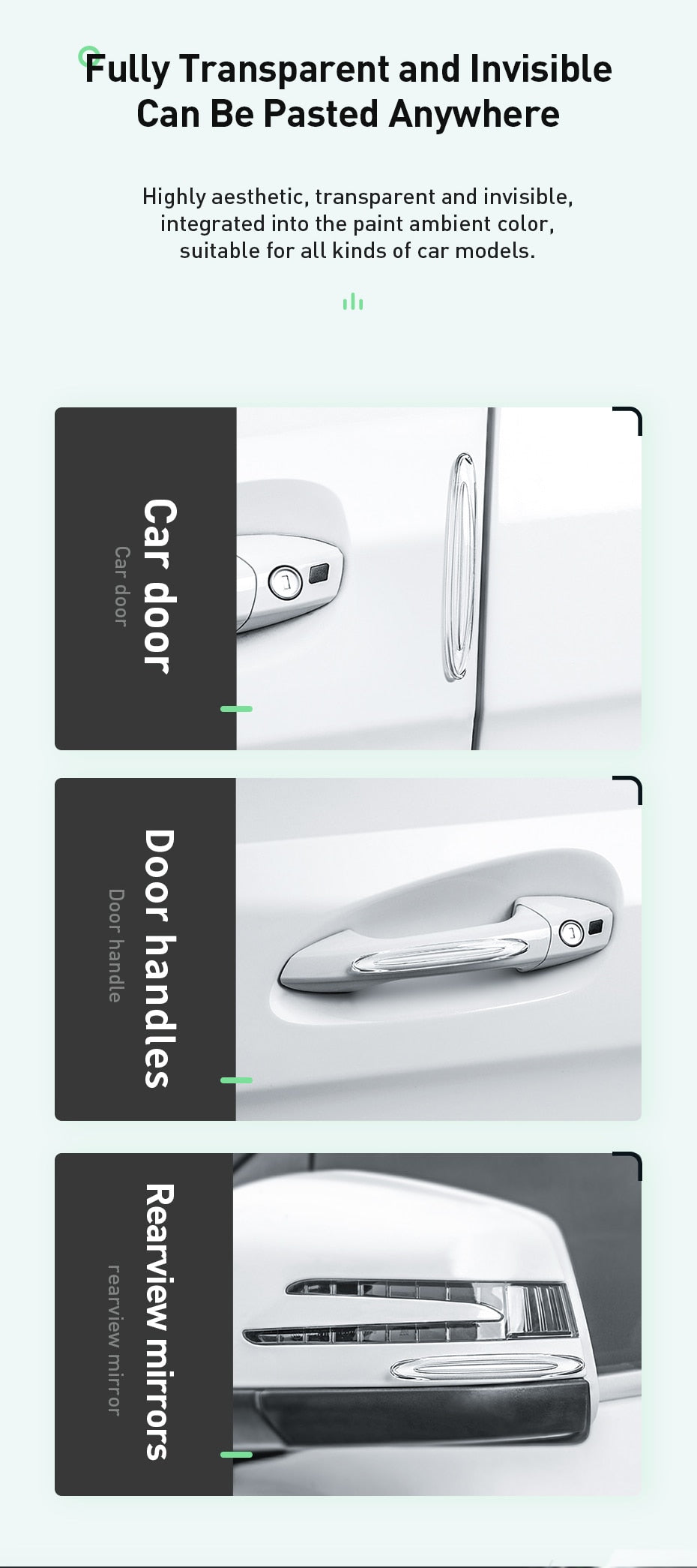 4pcs Car Door Protector TPU Transparent Auto Edge Corner Guard - SpaceEleven