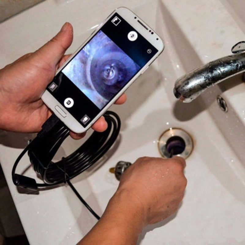 2M 1M 5.5mm 7mm Flexible Endoscope Camera - SpaceEleven