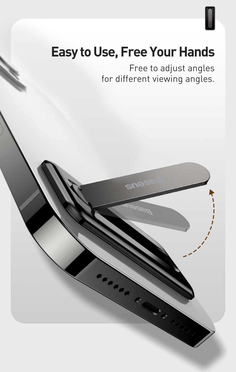360°Adjustable Mobile Phone Support - Foldable Phone Holder - SpaceEleven