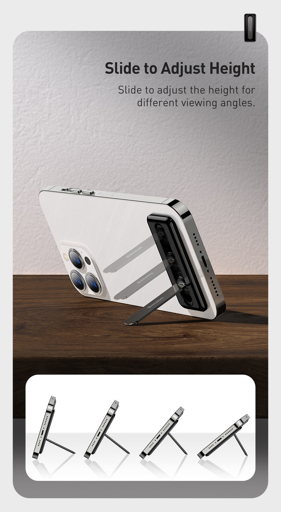 360°Adjustable Mobile Phone Support - Foldable Phone Holder - SpaceEleven