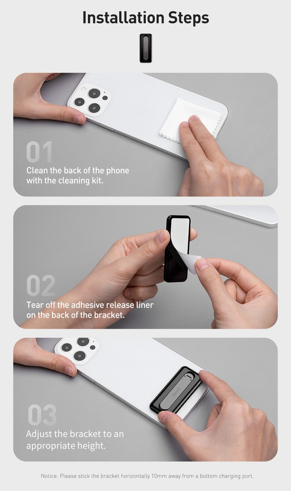 360°Adjustable Mobile Phone Support - Foldable Phone Holder - SpaceEleven