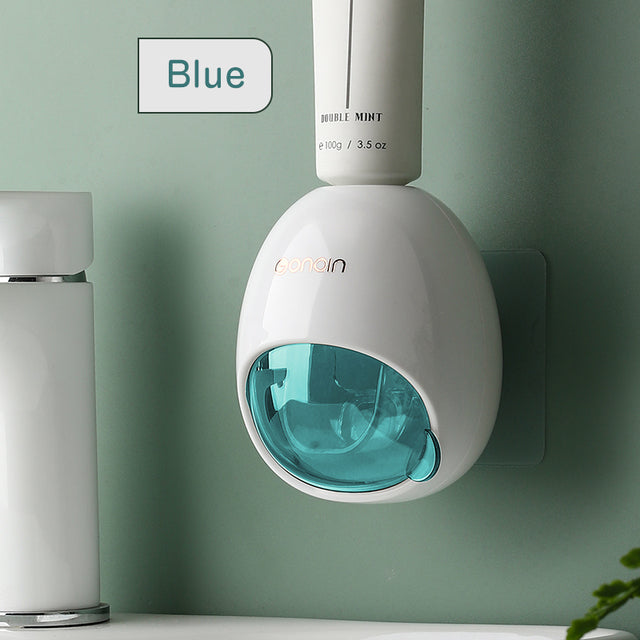 Wall Mounted Semi Automatic Toothpaste Dispenser - SpaceEleven