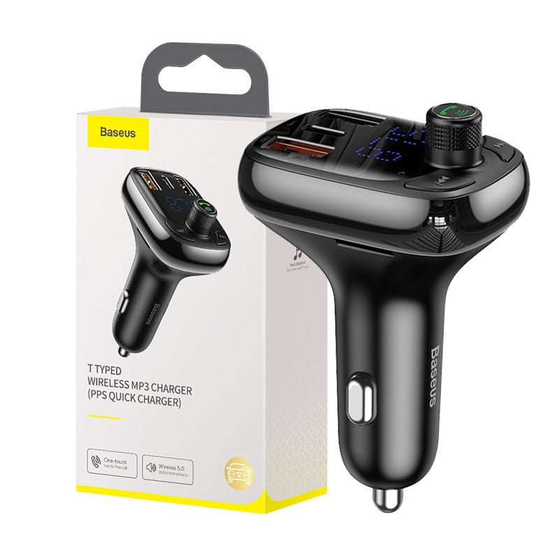 FM Transmitter Bluetooth 5.0 Handsfree Car Kit - SpaceEleven