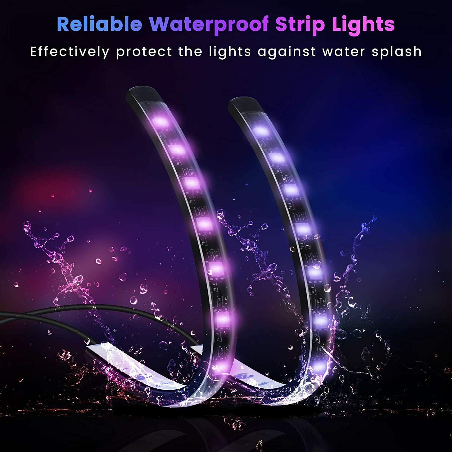 Car Interior RGB LED Decorative Strip Light - Decorative Atmosphere Lights - SpaceEleven