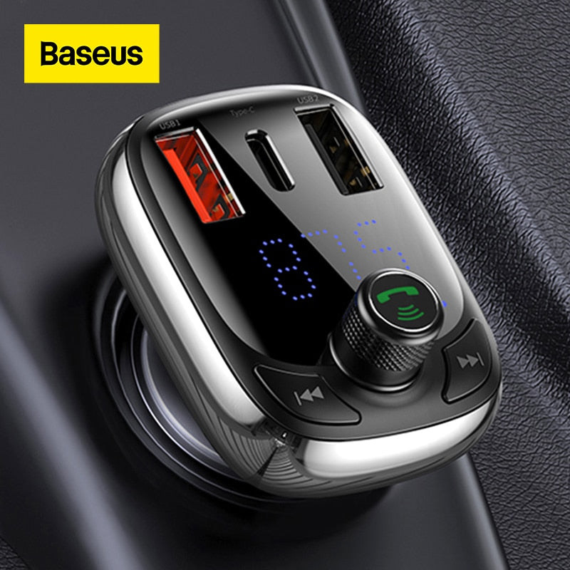 FM Transmitter Bluetooth 5.0 Handsfree Car Kit - SpaceEleven