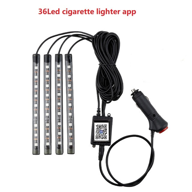 Car Interior RGB LED Decorative Strip Light - Decorative Atmosphere Lights - SpaceEleven