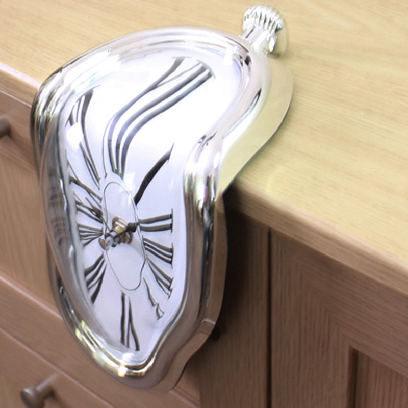 New Novel Surreal Melting Distorted Wall Clocks - SpaceEleven