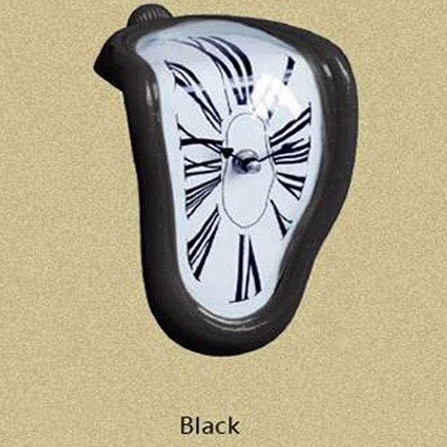 New Novel Surreal Melting Distorted Wall Clocks - SpaceEleven