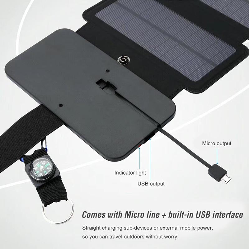 Folding Portable Solar Charger Panel - SpaceEleven