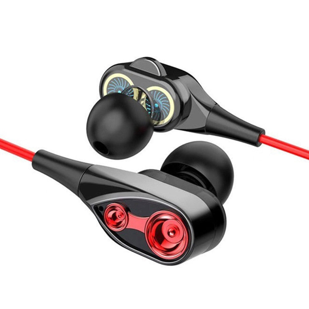 2 Drivers Moving Dynamic Earphones - SpaceEleven