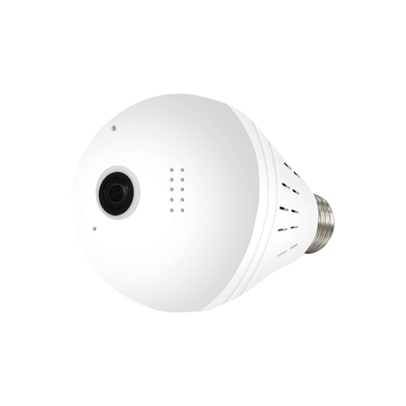 960P Wireless Panoramic Home Security Bulb Lamp - SpaceEleven