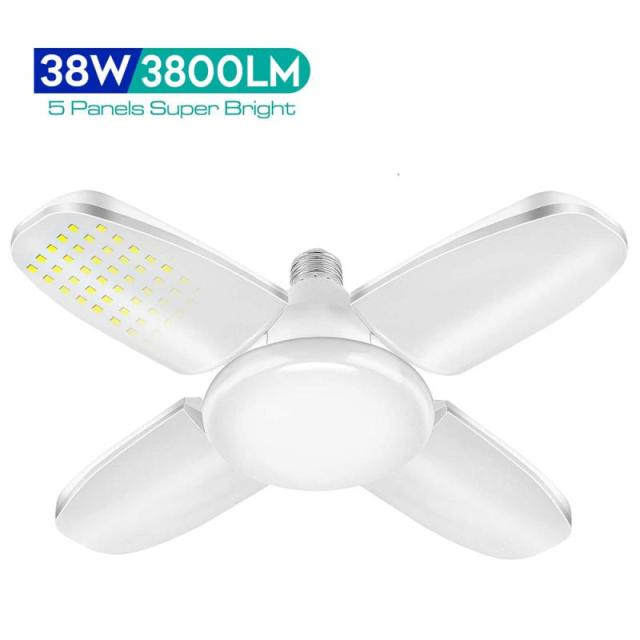 LED Ceiling Foldable Fan Blade Angle Adjustable Lamp - SpaceEleven