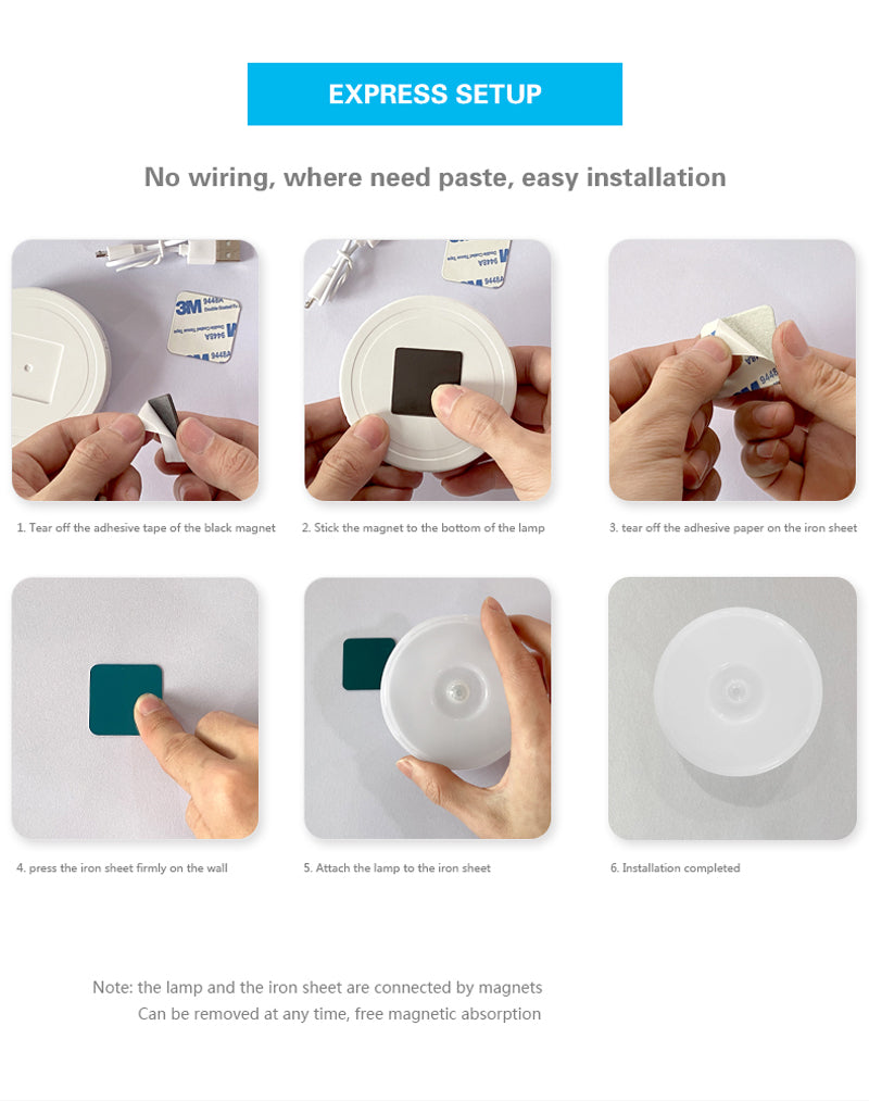 Motion Sensor LED Night Light - USB Rechargeable - SpaceEleven