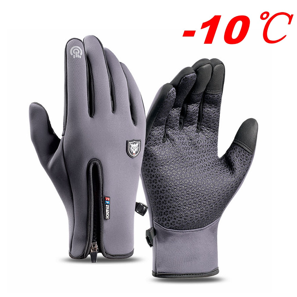 Waterproof / Windproof / Warm Gloves for Cycling - Perfect for Winter - SpaceEleven