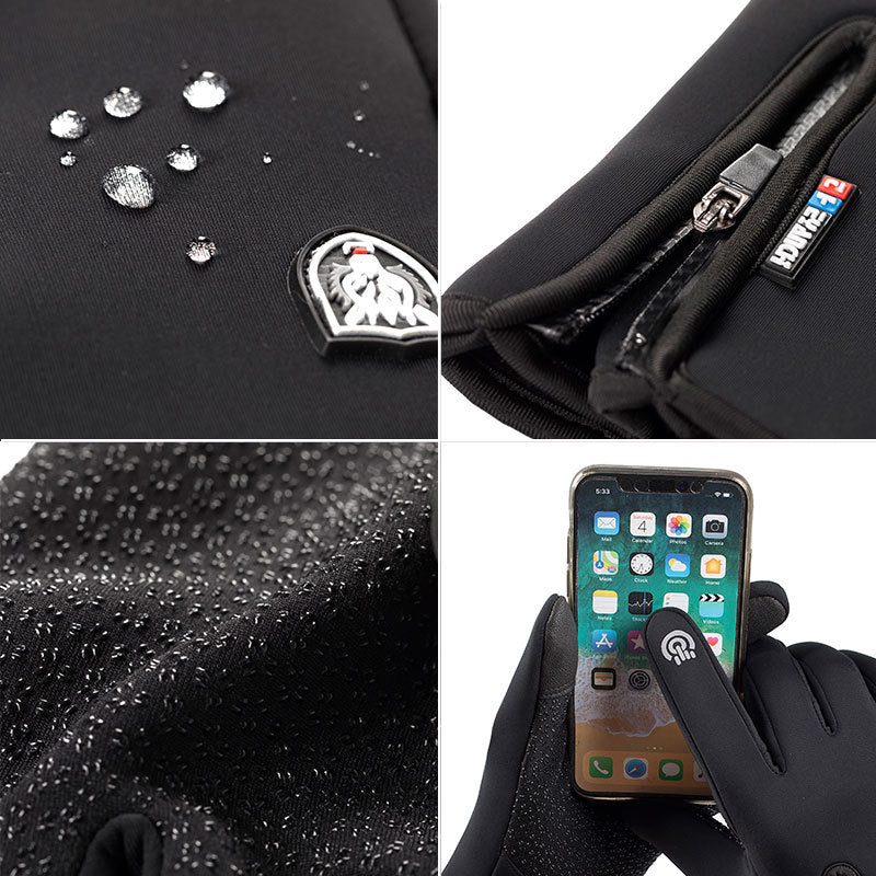 Waterproof / Windproof / Warm Gloves for Cycling - Perfect for Winter - SpaceEleven