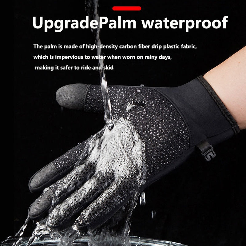 Waterproof / Windproof / Warm Gloves for Cycling - Perfect for Winter - SpaceEleven