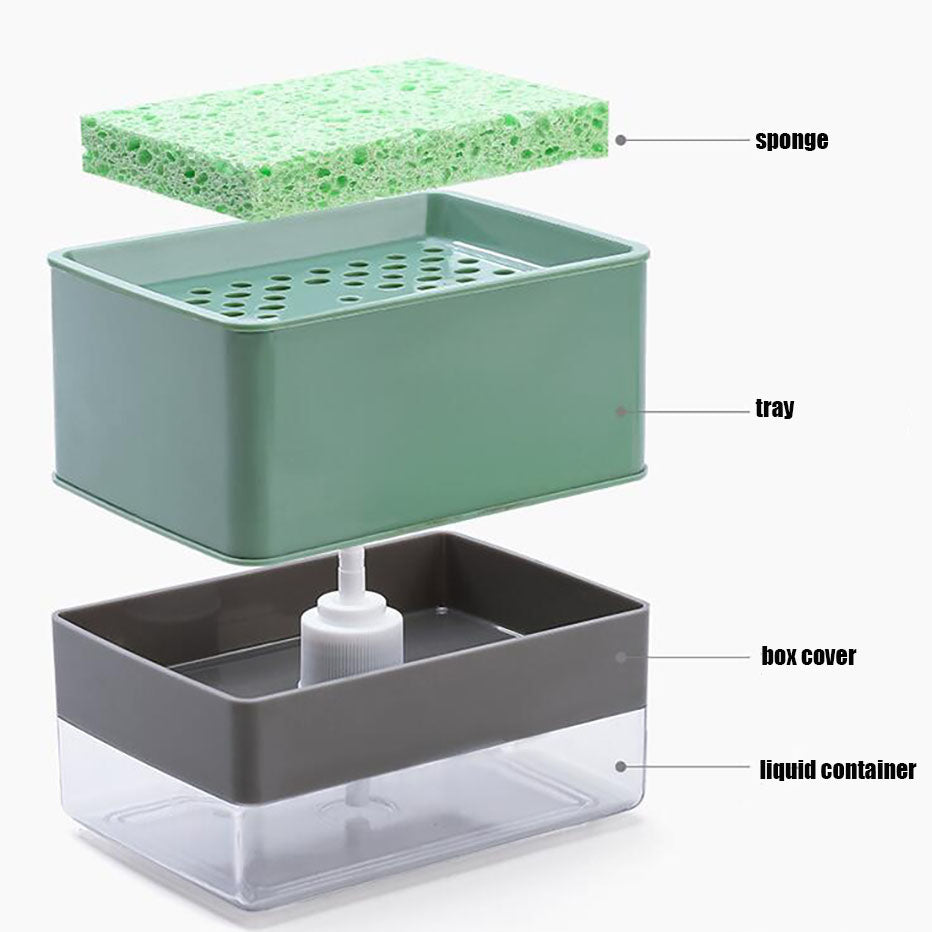Hand Press Pump Liquid Soap Dispenser for Dishwashing - SpaceEleven